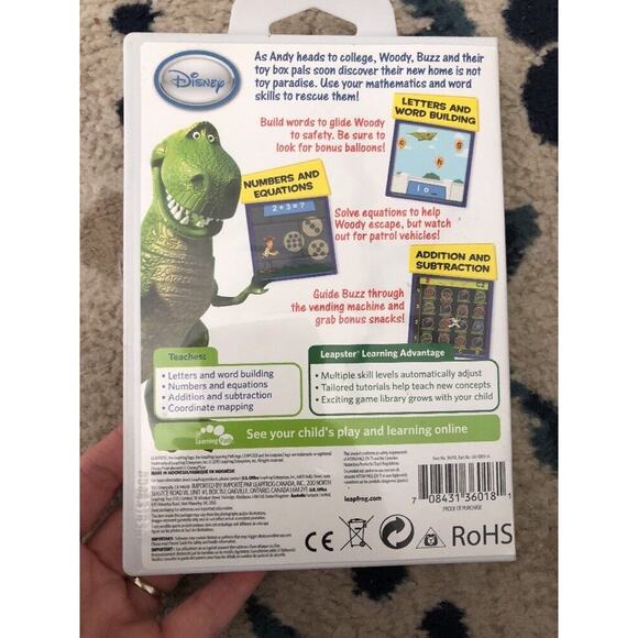 LeapFrog Leapster Learning Game Toy Story 3 Disney Pixar Path Connected - Picture 2 of 3